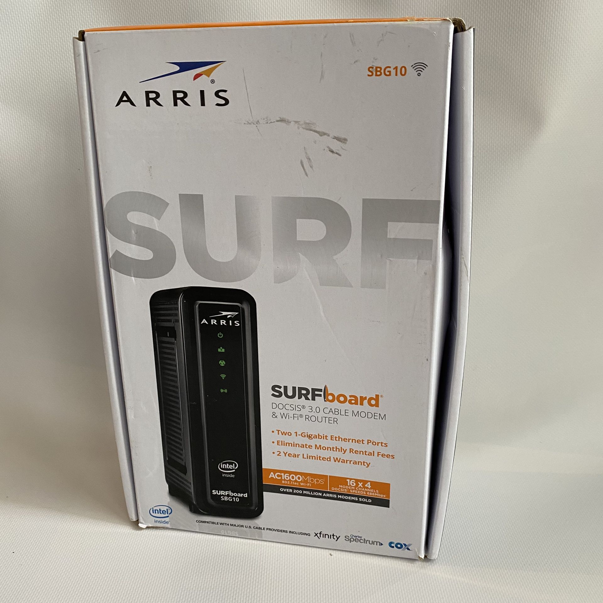 ARRIS Surfboard (16x4) Docsis 3.0 Cable Modem Plus AC1600 Dual Band Wi-Fi Router