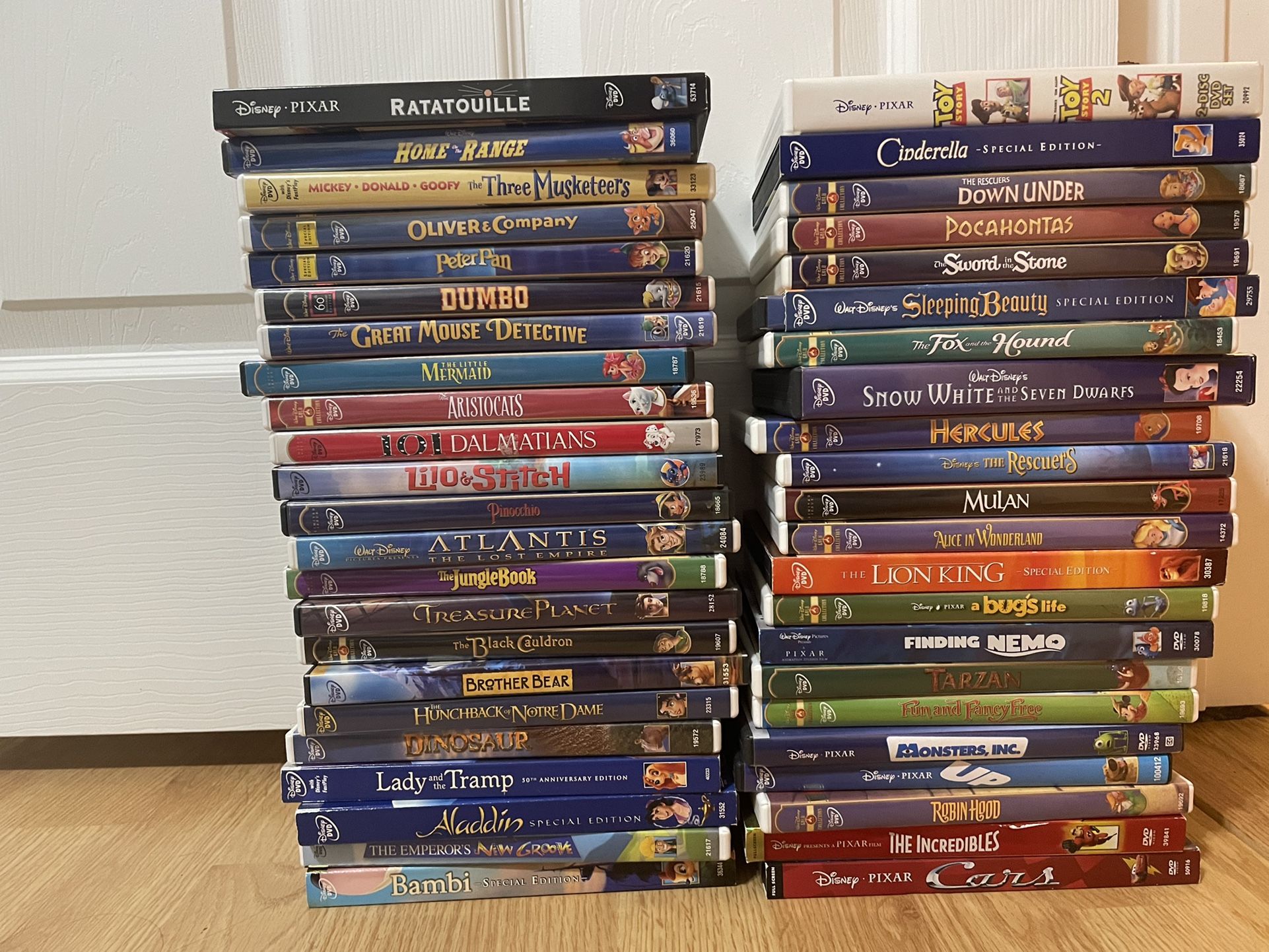 Lot Of 45 Disney DVD’s
