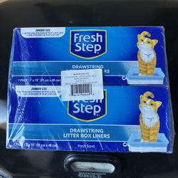 2packs Of Fresh Step Litter Box Liners $3 each Buy 10 Get 5 More FREE