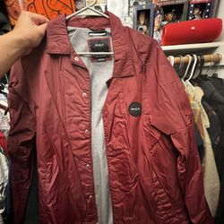 RVCA Medium Windbreaker / Fleece Jacket 