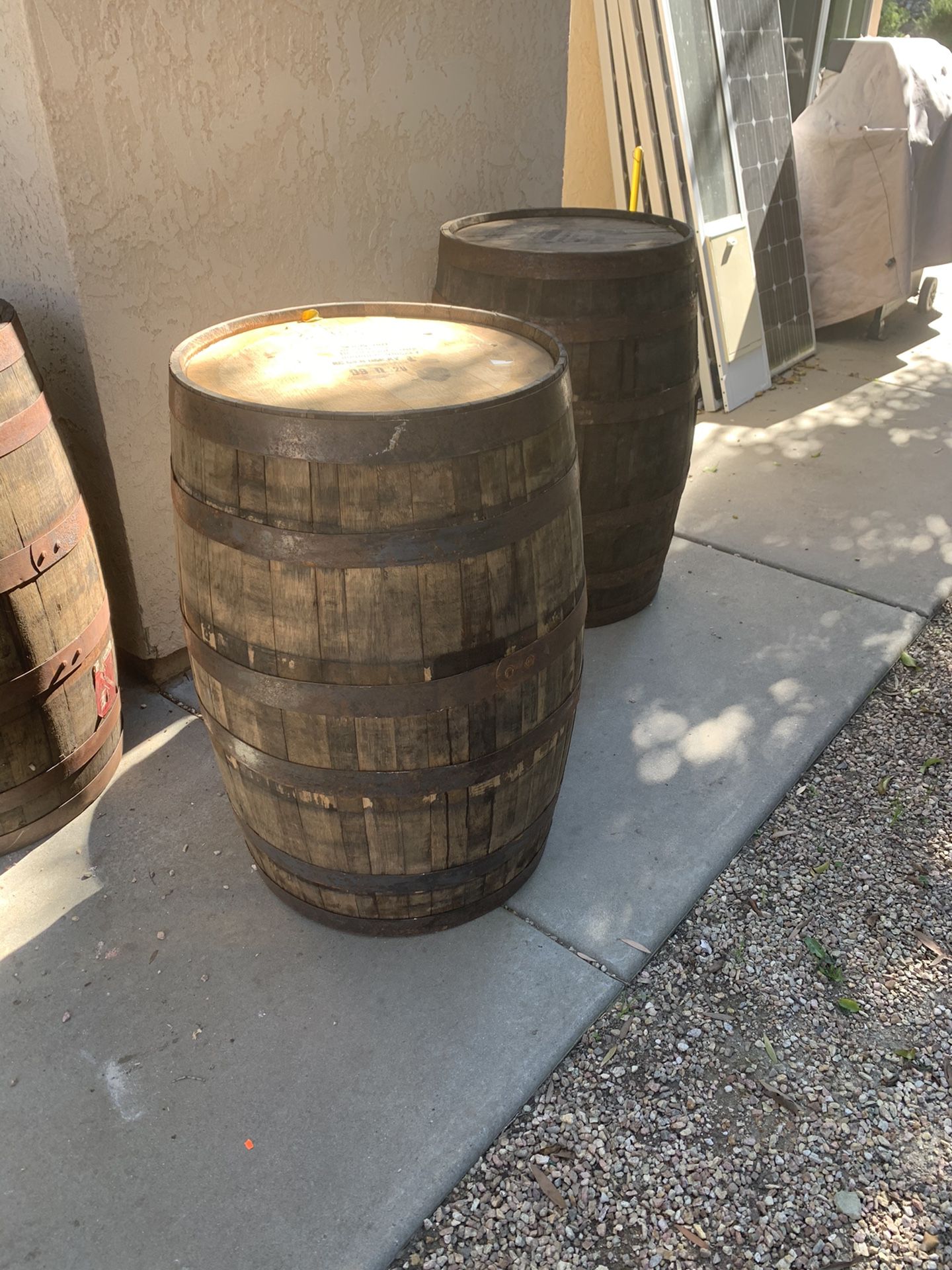 Whiskey barrel - authentic and true whiskey barrel / wine barrel