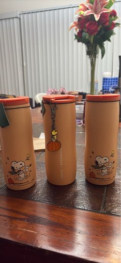 Starbucks x Peanuts Snoopy 16-ounce Stainless Steel Tumbler In Hand Ships Today