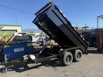 8x12x2 Dump Trailer With 6k Lb Axles