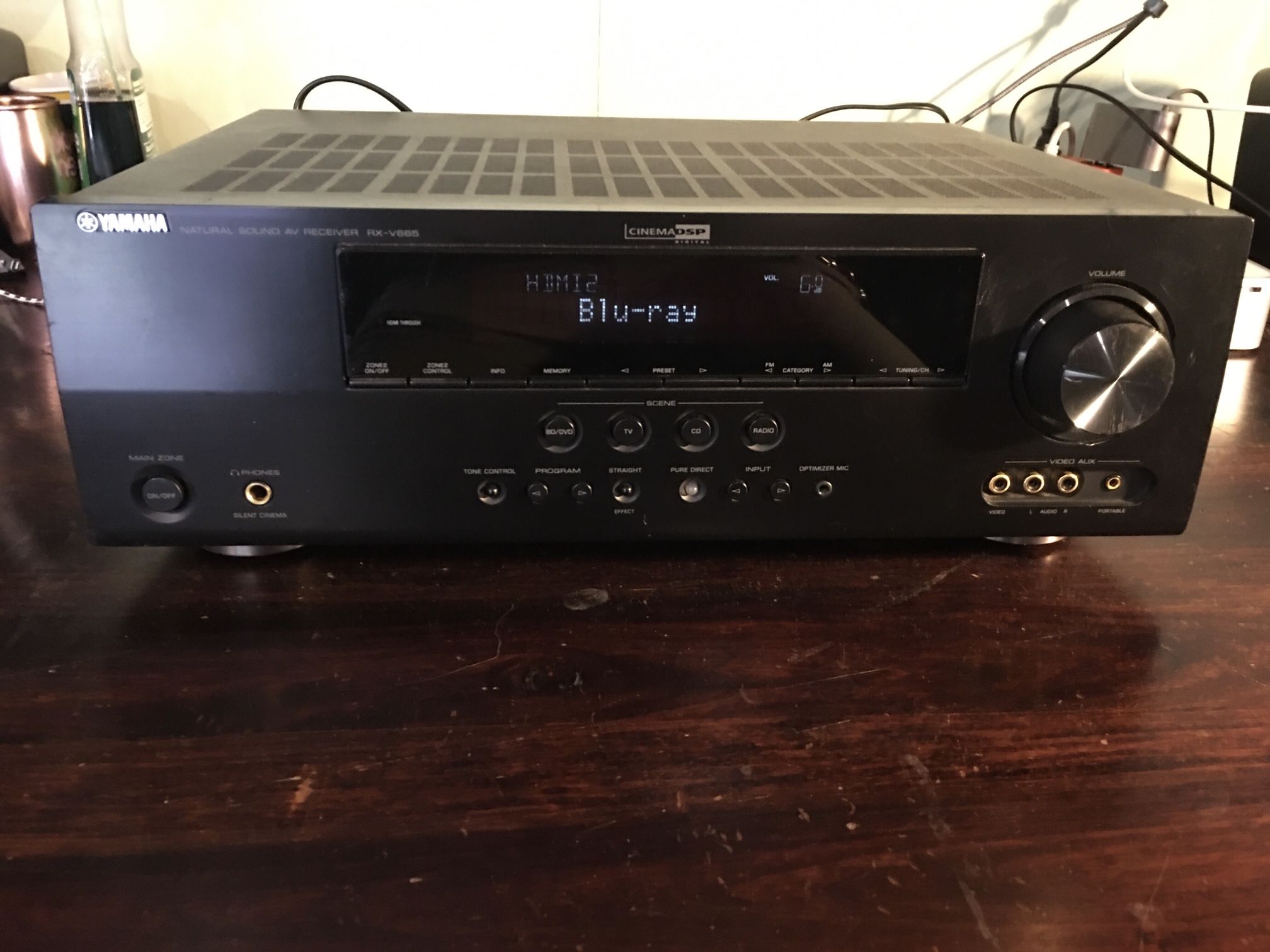 YAMAHA RX-V665 7.2-Channel Digital Home Theater Receiver