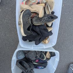 2 Bins Worth Of Bulk Shoes