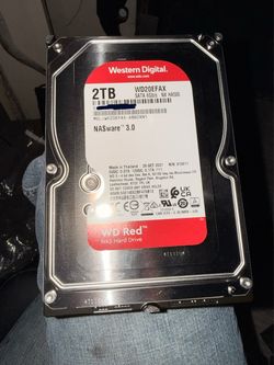 Western digital 2 TB NASWARE 3.0 hard drive