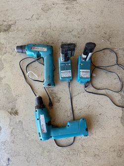 Makita Drill Lot with Chargers and Batteries