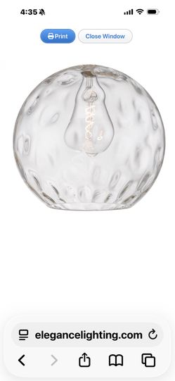 Light glass shade
