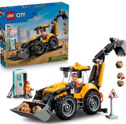 LEGO City Yellow Backhoe Loader 60480