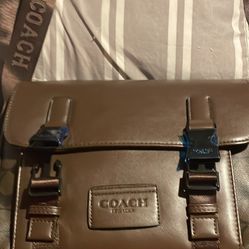 Bag Shoulder Brand Mens Crossbody Bag Genuine Leather Brown