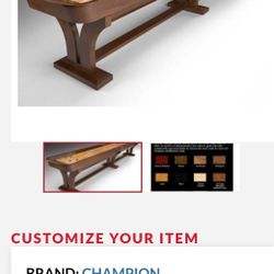 9ft Shuffle Board Table