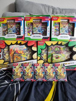 Pokémon Ascended Heros Booster Bundle x3 & Ex Box x2 First Partner Illustration collection box x2 $650 obo