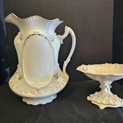 Myott Son & Co England Porcelain Pitcher