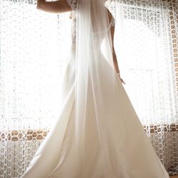 Ankle Length Wedding Veil