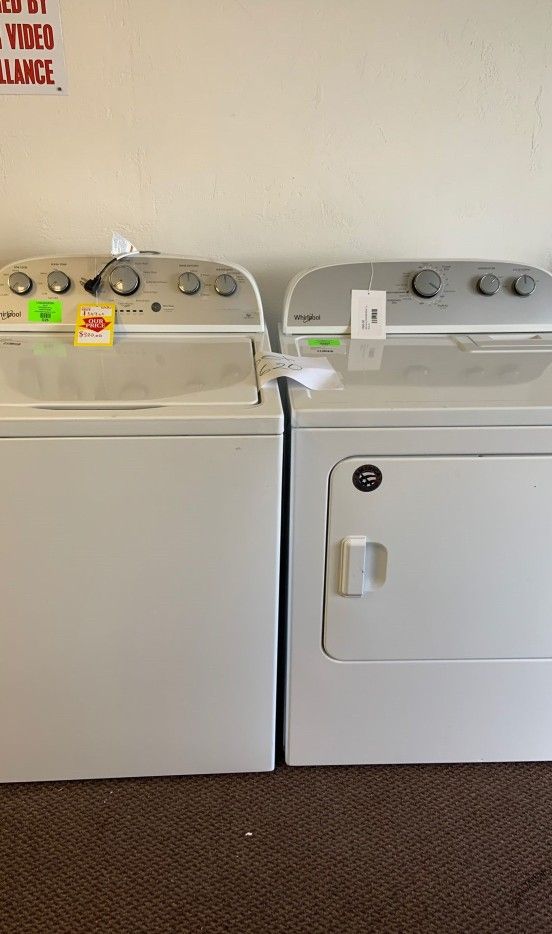 WASHER AND DRYER WTWFW WEDEW