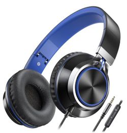 AILIHEN C8 Kids Headphones Wired, On-Ear W/ Microphone, Volume Control Foldable