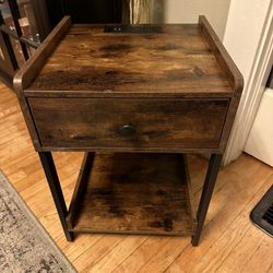 Nightstand With Electrical Outlet