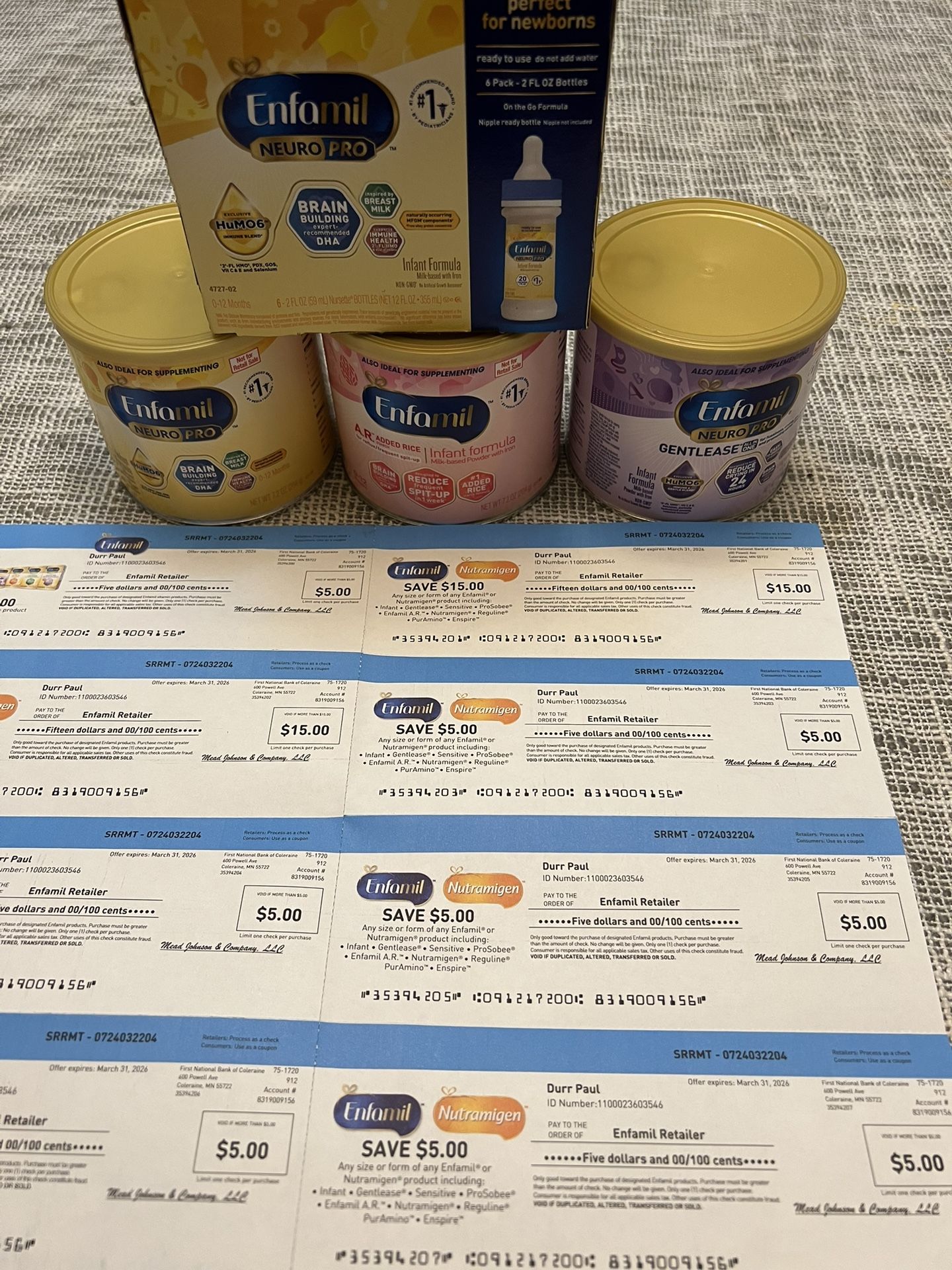 Enfamil Infant Formula And Coupons