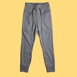 90 Degrees Interlock Frontier 7/8 Tight Grey Leggings Size S