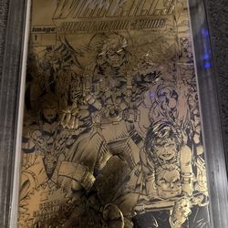 Gold Wildcats Mint Encased Signed Comic