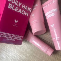 Free Brite Coily Hair Bleach Kit