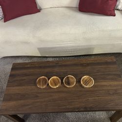Coffee Table  With Costers 