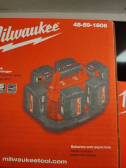 Milwaukee 6 port sequential charger