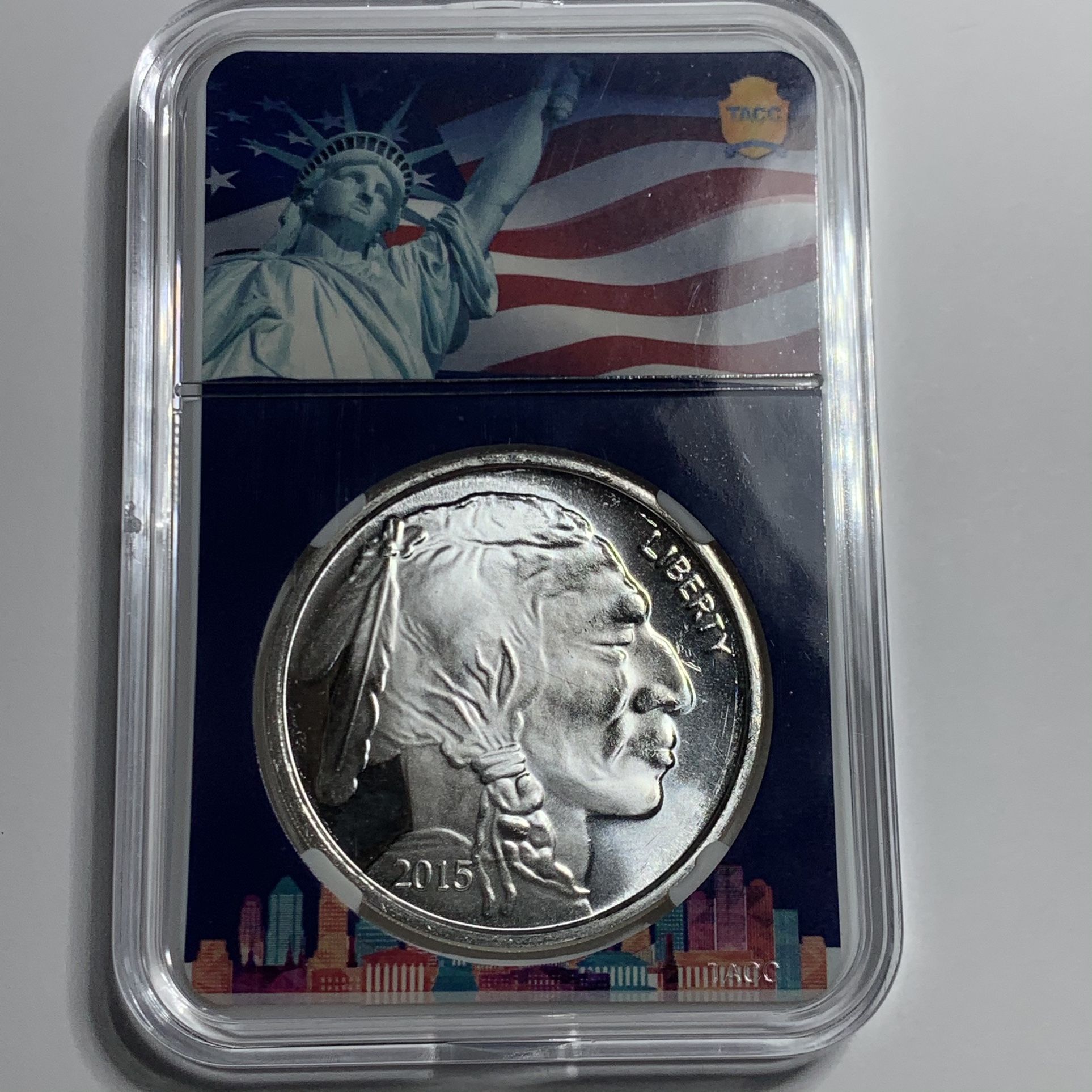 2015 Indian Head 1 Oz 999 Fine Silver