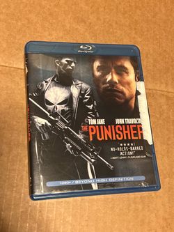 2004 The Punisher Blu-Ray Tom Jane / John Travolta / Will Patton - Marvel - SUPER RARE Blue Variant
