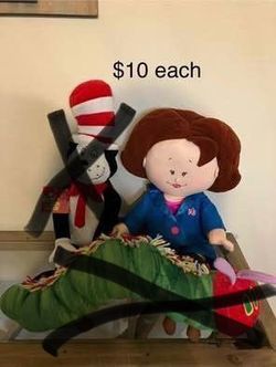 Rosie O’Donnell, Cat in the Hat , Hungry Caterpillar Plush