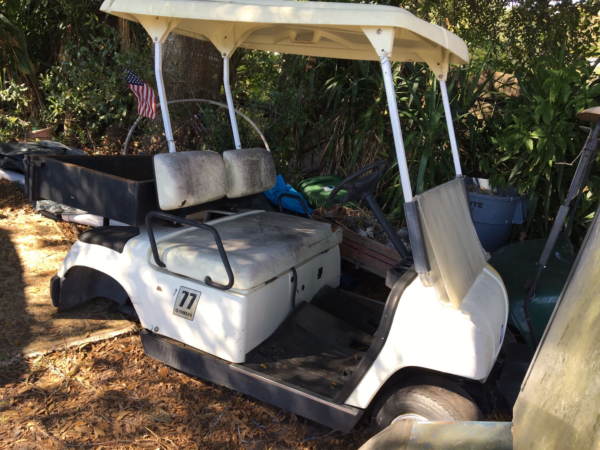 Yamaha electric golf cart frame for parts - firm price