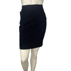 Worthington Petite Career Black Skirt Size 6P Above Knee Length
