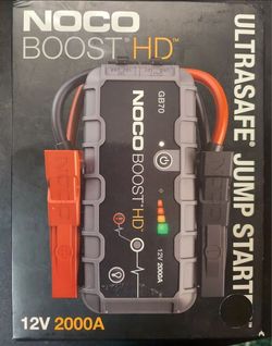 Noco Boost X GB70 Ultra Safe Jump Starter 12V 2000A: Used