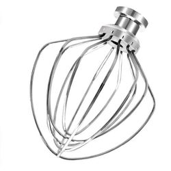 NEW
K45WW Stainless Steel 6 Wire Whip Attachment for KitchenAid 4.5-5Qt Tilt-Head Stand Mixer