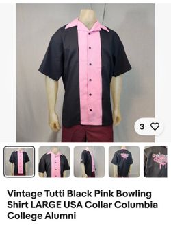 Bowling Shirts made in USA TUTTI Y2K 1990’s Still New  40 Different Styles  All Sizes  $9 Each  or Quantity Deal !!