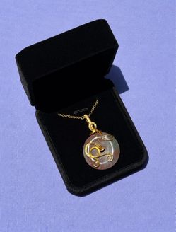 Purple Jasper Pendent Necklace