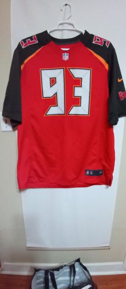 Nike NFL On Field Tampa Bay Buccaneers #93 Gerald McCoy Red Jersey Mens XXL Used.