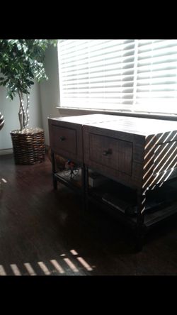 Beautiful New Solid Wood End Tables $275.