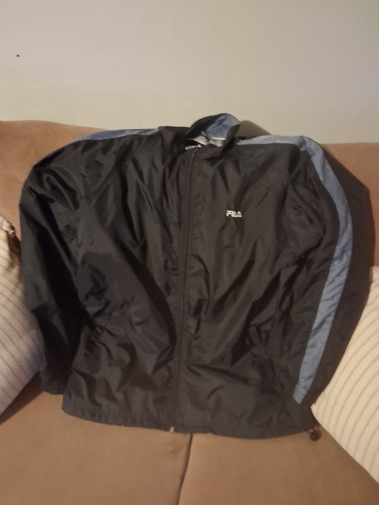 Large Fila Zip Up Jacket.
