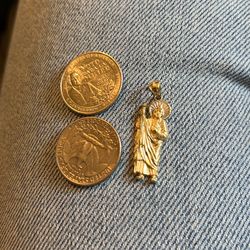 14k San Judas Pendant