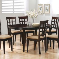 New Cappuccino Dining Table Set