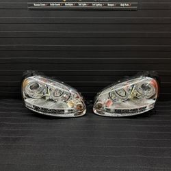 2006 - 2009 Volkswagen Gti Headlights Chrome NEW