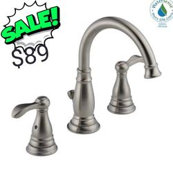 Delta

Porter 8 in. Widespread 2-Handle Bathroom Faucet in Brushed Nickel

