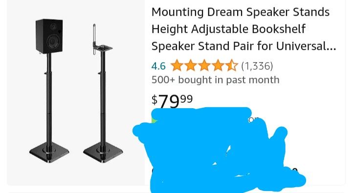 Mounting Dream Speaker Stands