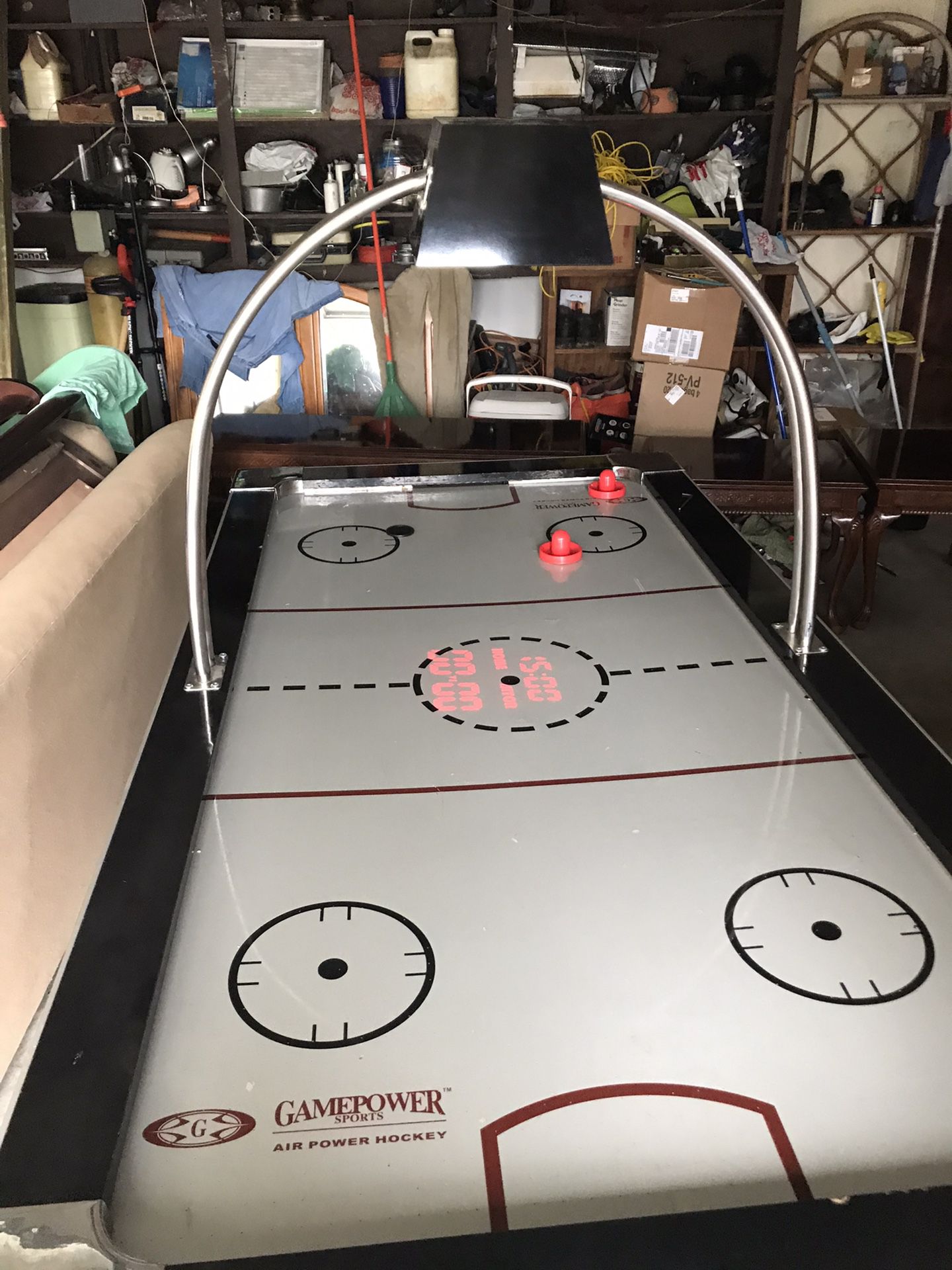Game power air hockey table