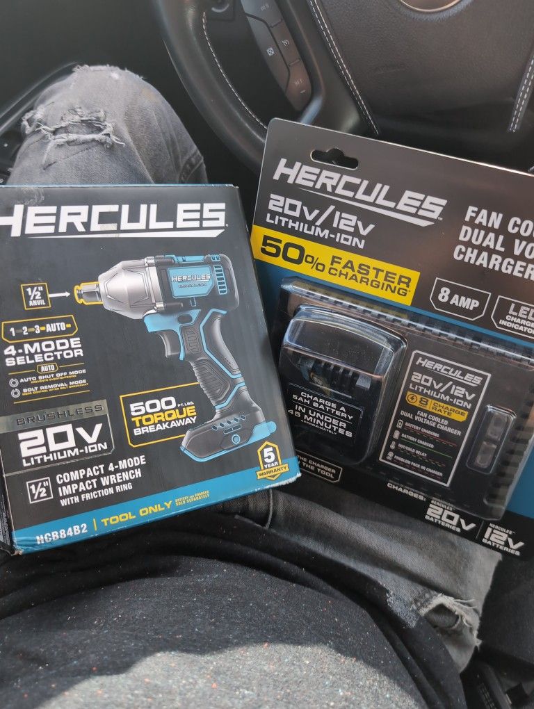 Impact Wrench With Charger