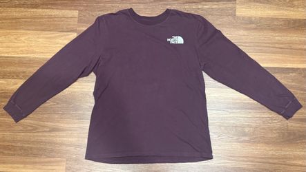 The North Face  Maroon Long Sleeve Shirt
