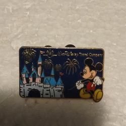 Nice Disney Travel. Fireworks Micky & Castle Pin