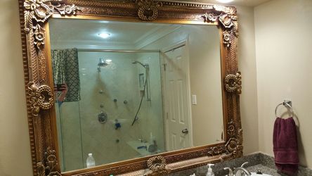 Large Antique Mirror