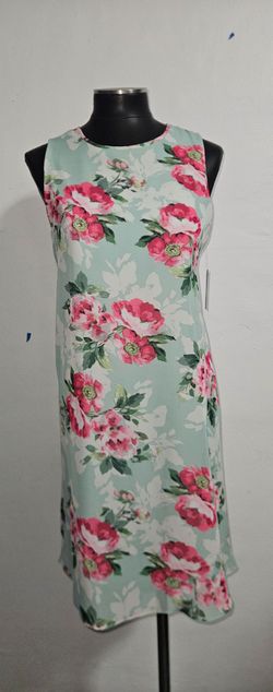 JH Floral Sleeveless Shift Dress size 10